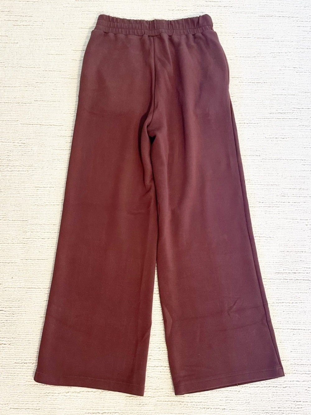 VARLEY The Wide Leg Women’s S Brown Pants Doublesoft Knit 28” Inseam Travel Soft - Picture 4 of 16